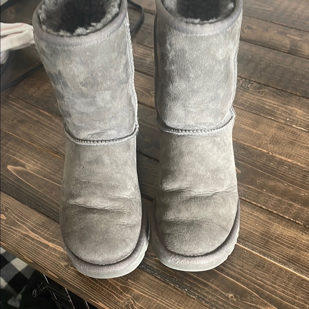 UGG Gray Ankle Boots
